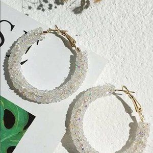 ✨Sparkle Glittering Hoop Earrings✨